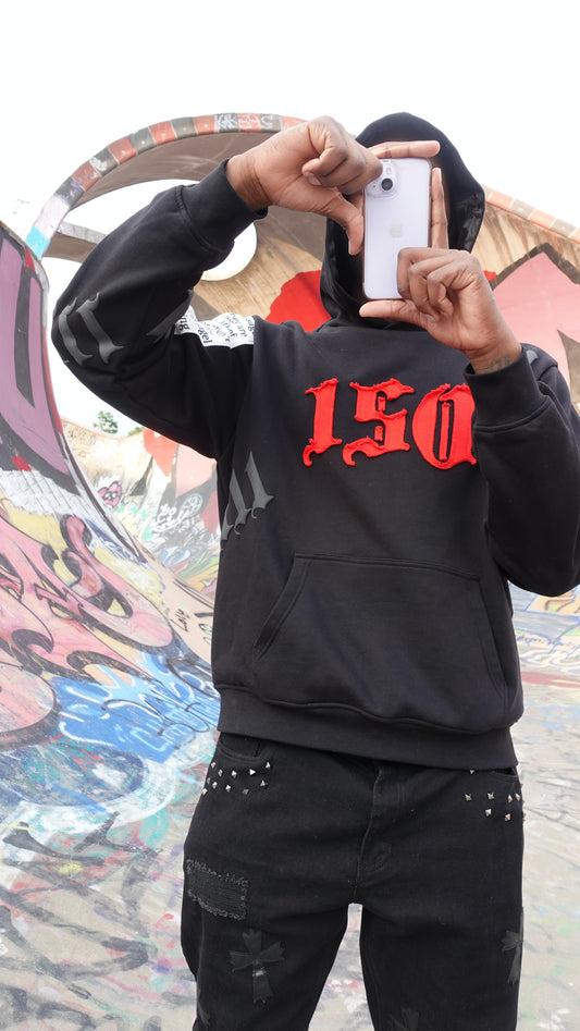 Angel Rhinestone Hoodie