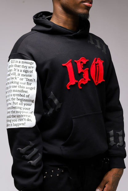 Angel Rhinestone Hoodie