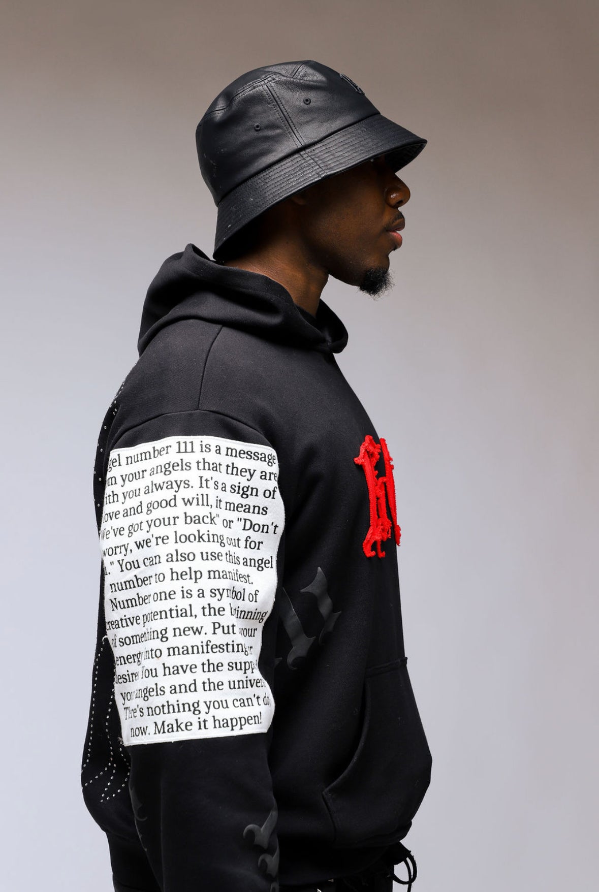 Angel Rhinestone Hoodie
